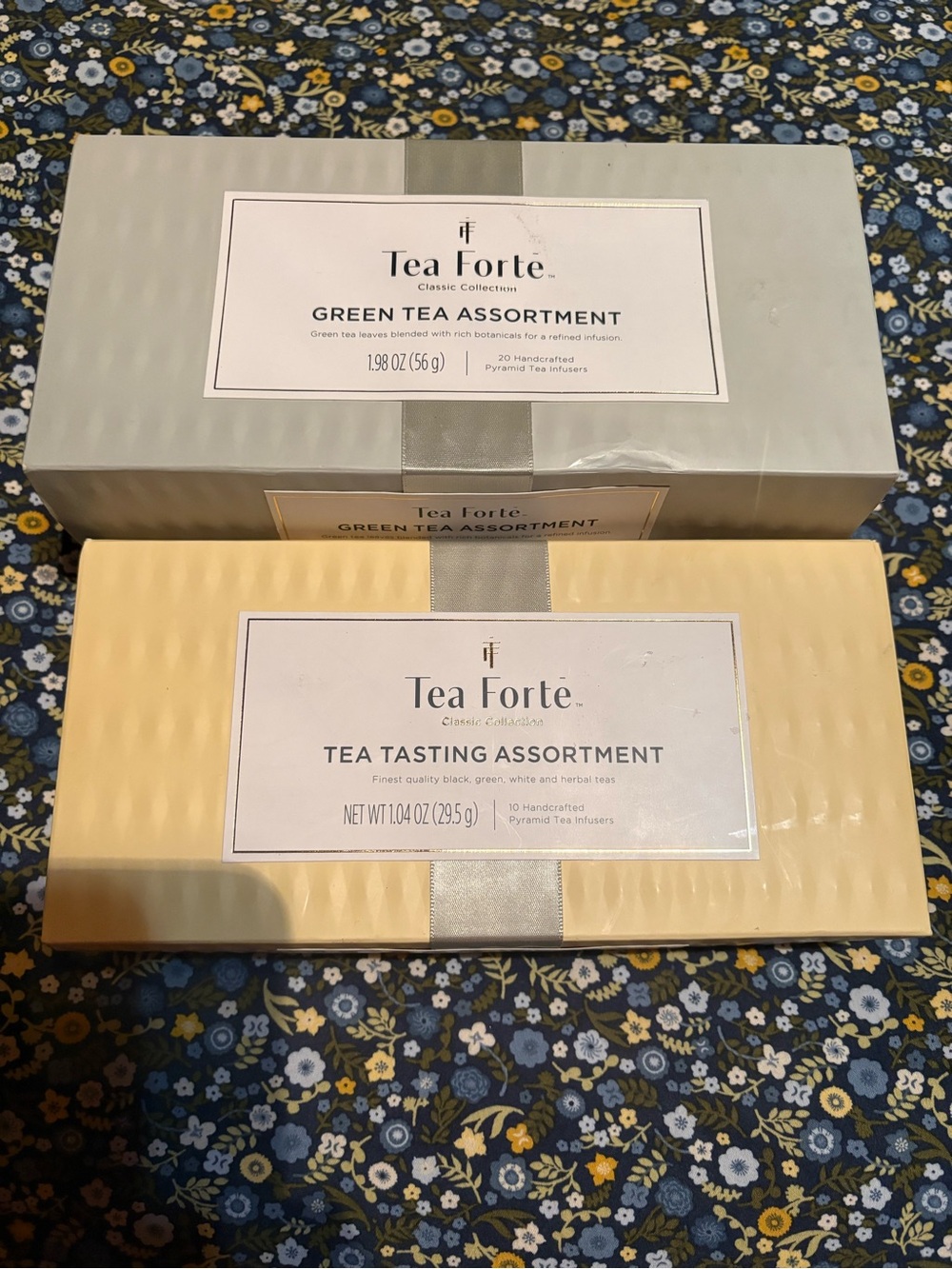 Tea Forte Green Tea and Tea Tasting  Assortment